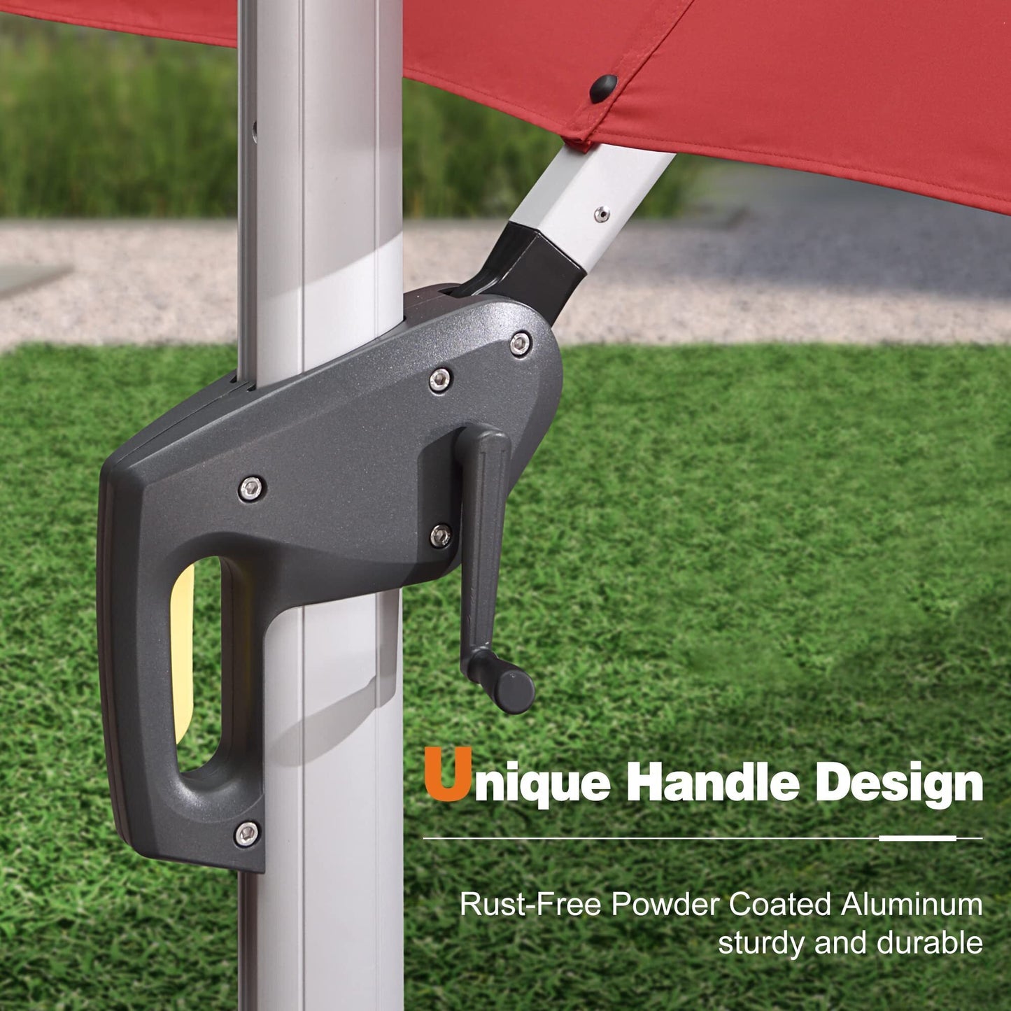 🔥Order today and enjoy Special discounts🔥- Outdoor Solar LED Cantilever Patio Umbrella